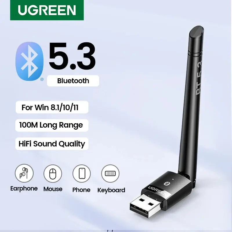 UGREEN PC USB  5.3 ,  콺 Ű   ù, USB ۽ű, 100M 